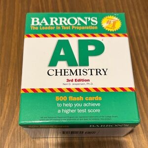 Barron’s AP chemistry 500 flash cards